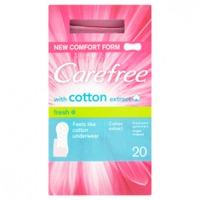 Carefree Fresh with Cotton Extract 20 Breathable Pantyliners