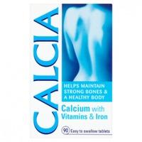 calcia calcium with vitamins iron 90 tablets