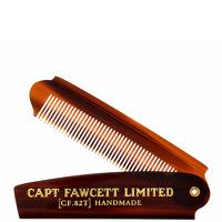 captain fawcett grooming folding pocket beard comb