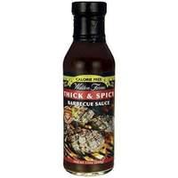 Calorie Free BBQ Sauce 340g Thick and Spicy