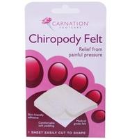 Carnation Chiropody Felt Sheet