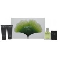 Calvin Klein Eternity Gift Set 100ml EDT + 20ml EDT + 100ml Aftershave Balm + 100ml Hair & Body Wash