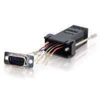 Cables To Go RJ45/DB9M Modular Adaptor (Black)