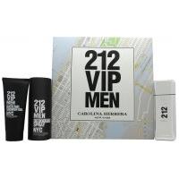 Carolina Herrera 212 VIP Men Gift Set 100ml EDT + 100ml Bath & Shower Gel + 150ml Deodorant Spray