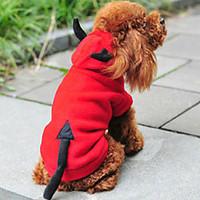 Cat / Dog Costume / Hoodie Red Dog Clothes Winter / Spring/Fall Angel Devil Cute / Christmas / New Year\'s