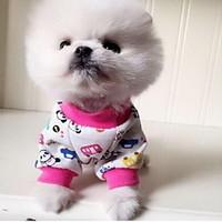 cat dog pajamas dog clothes cute casualdaily animal orange red blue bl ...