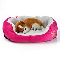 Cat / Dog Bed Pet Mats Pads Cute / Soft Plush / Fabric Red / Blue / Brown / Yellow / Orange