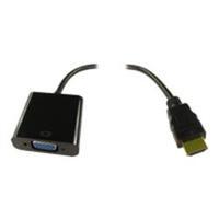 cables direct 15cm hdmi m source vga f display adaptor audio usb