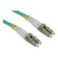 Cables Direct 2M LC-LC 50/125 MMD OM3 Cable - Aqua