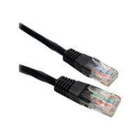 Cables Direct 10m Network 5E Patch Lead Moulded Black B/Q 50