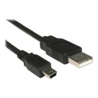 Cables Direct 1m USB 2.0 A M - Mini B M Black