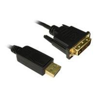 cables direct 3m displayport to dvi d m m single link black cable bq 5 ...