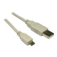 Cables Direct 1.8m USB 2.0 A M - Micro B M Beige Cable B/Q 200