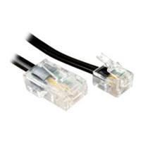 Cables Direct 1m RJ45 M - RJ11 M Cable Black