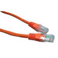 Cables Direct Orange 2m Network 5E 26AWG Moulded Boot