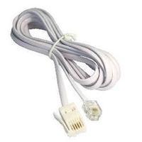 Cables Direct 2M White BT M - RJ11 M S/T Modem Cable- B/Q 500