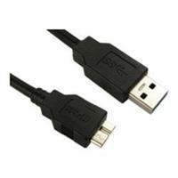 Cables Direct 75CM USB 3.0 A M Micro B Male Cable Black B/Q 200