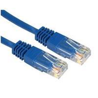 Cables Direct 6M CAT 5E UTP PVC INJ Moulded Cable Blue B/Q 60