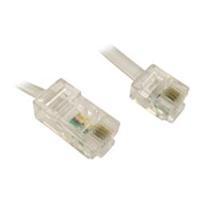 cables direct 15m rj45 m rj11 m cable white