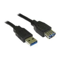 Cables Direct USB Extension Cable - USB Type A (M) to USB Type A (F) USB 3.0 2m - Black