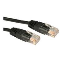Cables Direct 4M CAT 5E UTP PVC INJ Moulded Cable Black