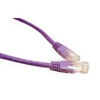 Cables Direct 5 Metre Network Cat5E Patch Lead Moulded Violet B/Q 70