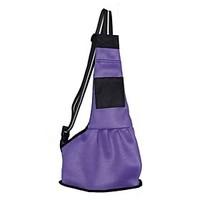 Cat Dog Carrier Travel Backpack Sling Bag Pet Carrier Portable Foldable Solid Black Purple Red Blue Blushing Pink