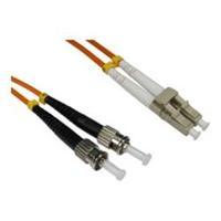 Cables Direct 2m LC-ST 50/125 MMD OM2 Fibre Cable - Orange