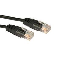 cables direct 10 metre cat 5e utp pvc inj moulded cable blackbq 50