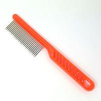 Cat Dog Grooming Comb Portable Random Color Blue Red