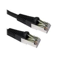 Cables Direct 1m CAT6A SSTP-LSOH Patch Cable Snagless Black B/Q 250