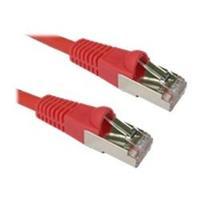 Cables Direct 2m CAT6A SSTP-LSOH Patch Cable Snagless Red - B/Q 100