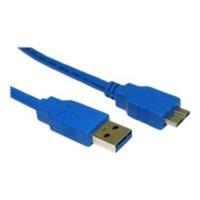 Cables Direct 2m 9-pin USB Type A (M) to 10-pin Micro-USB Type B (M) USB 3.0 - Blue
