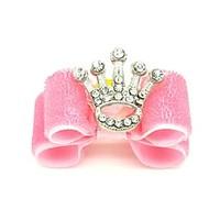 Cat Dog Hair Accessories Hair Bow Dog Clothes Birthday Holiday Tiaras Crowns Blushing Pink