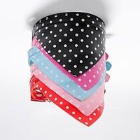 Cat / Dog Collar / Collar Bandana Bandanas Red / Black / Blue / Pink / Rose PU Leather