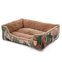 Cat Dog Bed Pet Bed Camouflage Color Soft Fabric