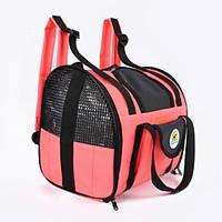 Cat Dog Carrier Travel Backpack Pet Carrier Portable Breathable Solid Yellow Red Green