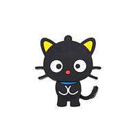 Cartoon New Black Cute Cat USB 2.0 Memory Flash Stick Pen Drive 16GB