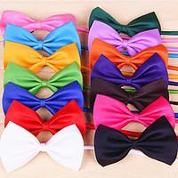 Cat / Dog Tie/Bow Tie Red / Orange / Yellow / Green / Purple / Black / White / Pink / Rose / Dark Blue / Light Blue Dog Clothes