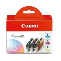 Canon CLI-8 Colour (Yellow/Cyan/Magenta) Multipack Ink Tank