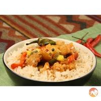 Caribbean red fish curry
