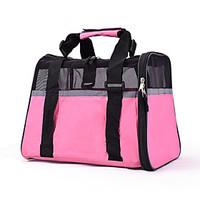 Cat Dog Carrier Travel Backpack Sling Bag Pet Carrier Portable Breathable Solid Blushing Pink Black