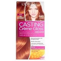 Casting Creme Gloss 645 Amber Auburn Semi Permanent Hair Dye, Orange