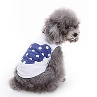 Cat Dog Shirt / T-Shirt Vest Dog Clothes Summer Cartoon Cute Fashion Casual/Daily
