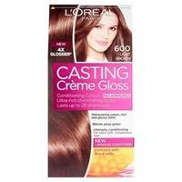 Casting Creme Gloss 600 Light Brown Semi Permanent Hair Dye, Brunette