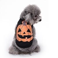 Cat Dog Shirt / T-Shirt Vest Dog Clothes Summer Pumpkin Cute Fashion Casual/Daily Halloween