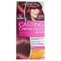 Casting Creme Gloss 550 Mahogany Semi Permanent Hair Dye, Brunette