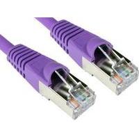 Cat6A Patch Cable 1m Violet