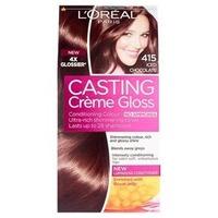casting creme 415 iced choco brown semi permanent hair dye brunette