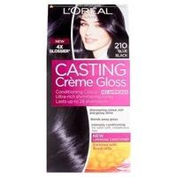 Casting Creme Gloss 210 Blue Black Semi Permanent Hair Dye, Black